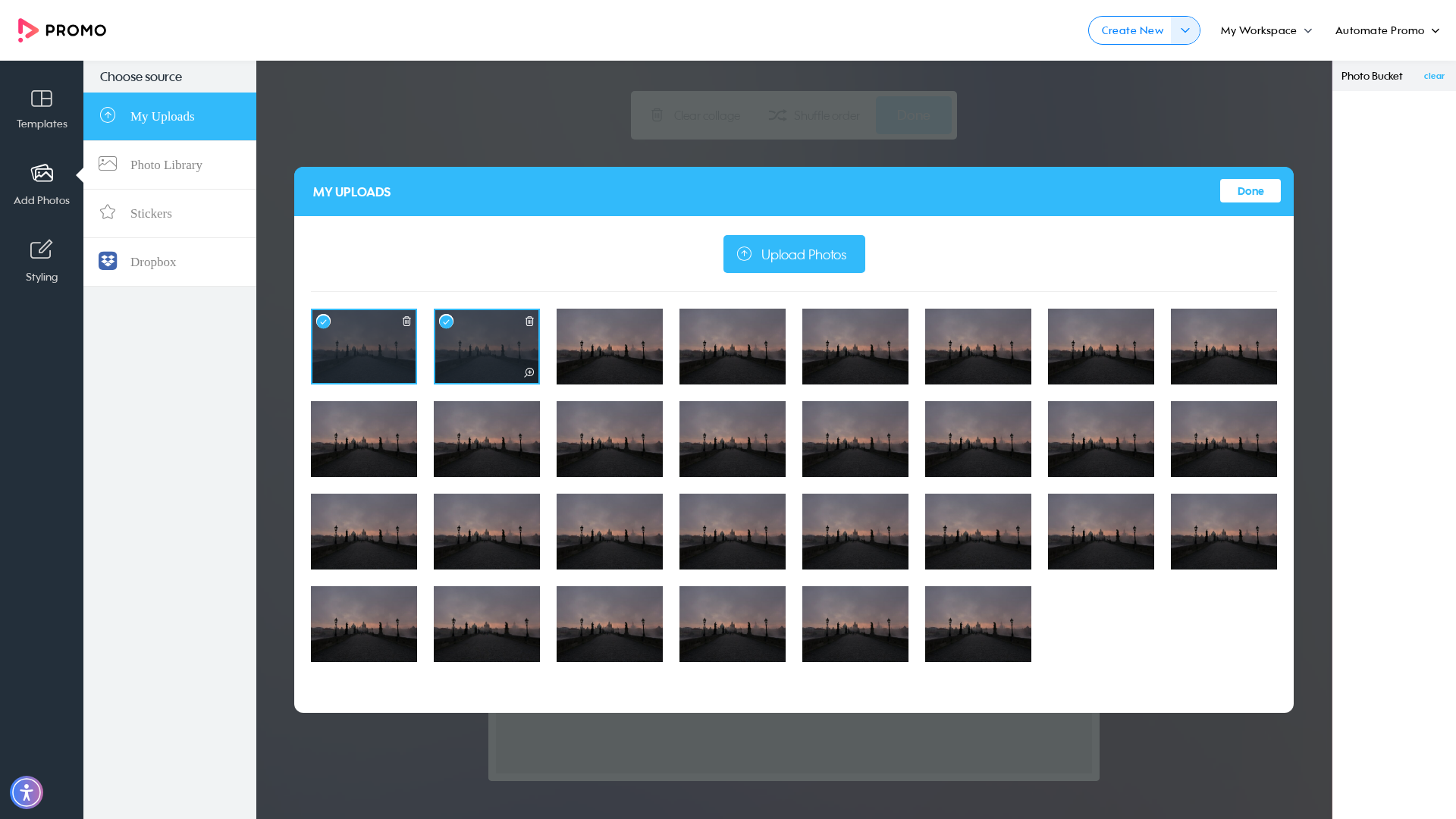 Test failure screenshot